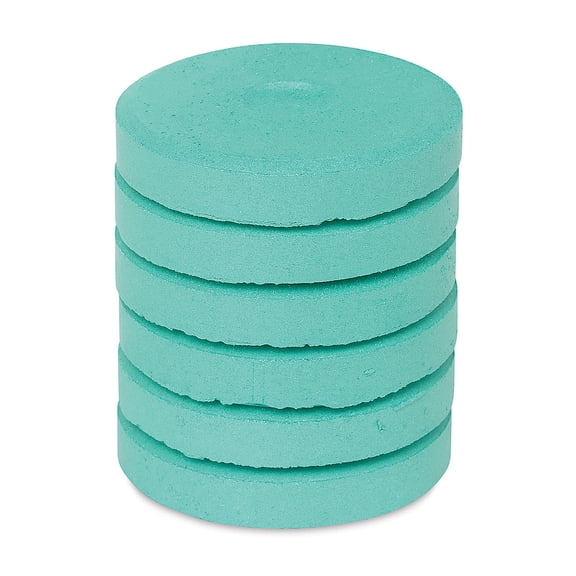 Richeson Tempera Cakes - Aquamarine Metallic, Pkg of 6
