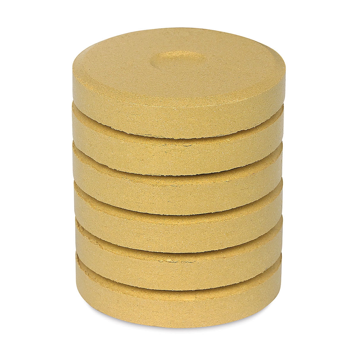 Richeson Tempera Cakes - Gold Metallic, Pkg of 6