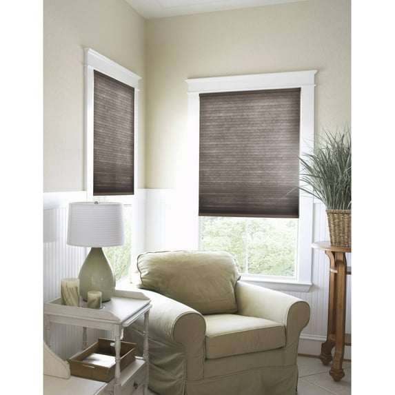 Richfield Studio Cordless Light-Filtering Cellular Shade, Coffee Bean, 72" Length