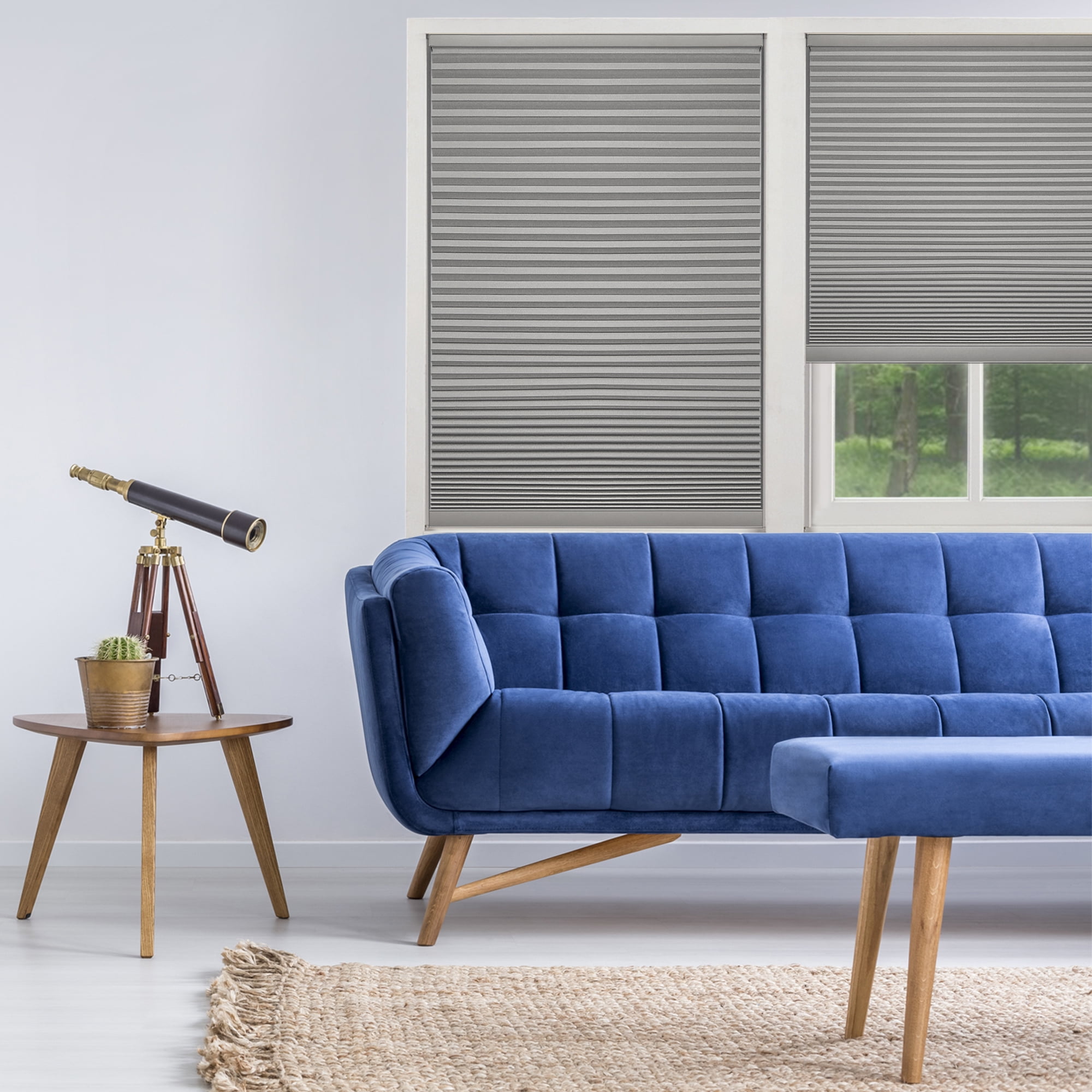 Richfield Studios Cordless Blackout Cellular Shade, Charcoal