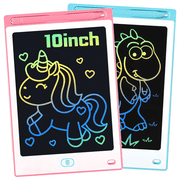 Richgv 2 Packs LCD Writing Tablet for Kids, 10 inch Electronic Graphics Tablet Drawing Tablet Doodle Pad Learning Board Educational Learning Toys Gifts for Kids Adults 2PCS