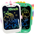 thumbnail image 1 of Richgv 2 Packs LCD Writing Tablet for Kids, 10 inch Electronic Graphics Tablet Drawing Tablet Doodle Pad Learning Board Educational Learning Toys Gifts for Kids Adults 2PCS, 1 of 11