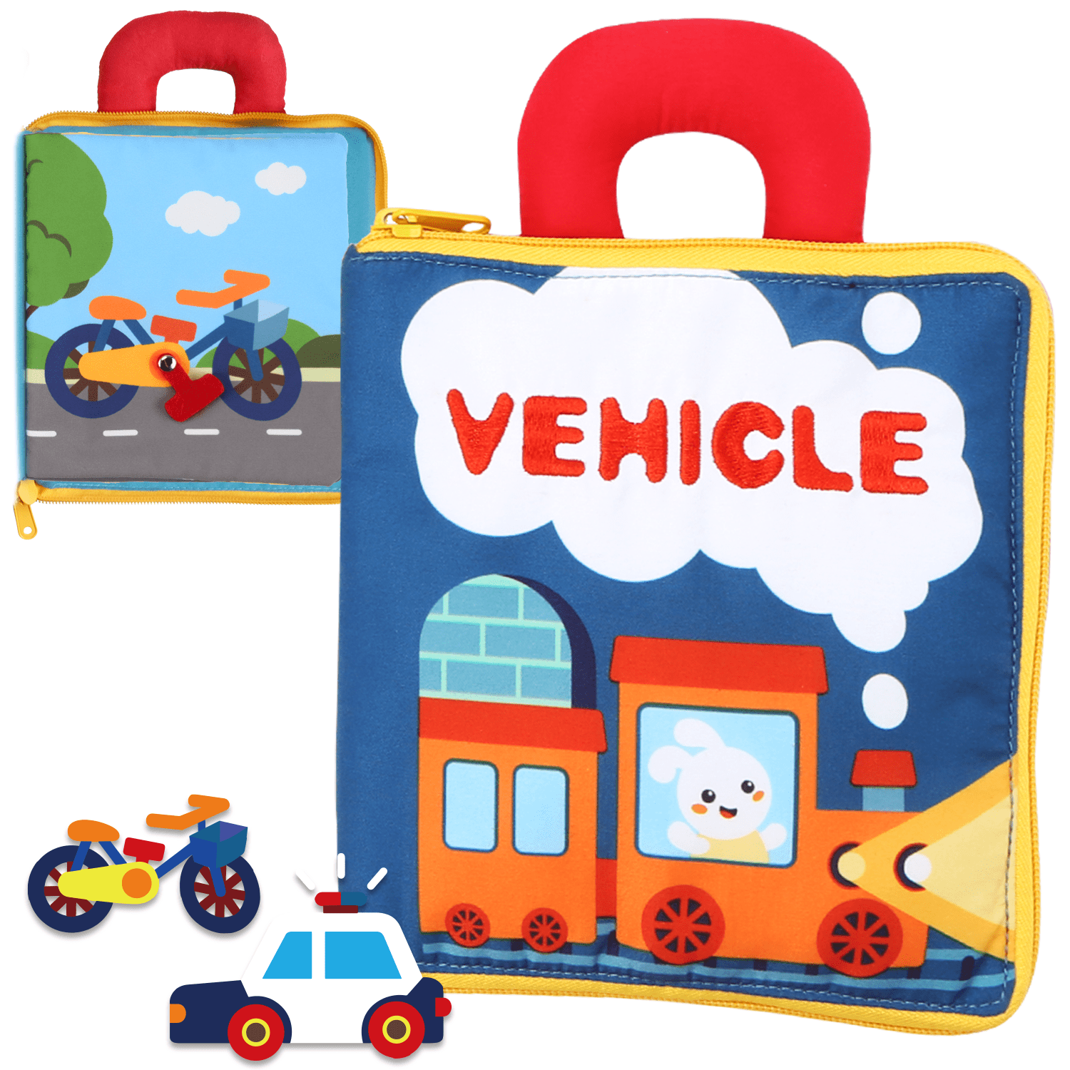 Richgv Infant Crinkle Activity Sensory Toddler Touch Cloth Books Soft richgv-infant-crinkle-activity-sensory-toddler-touch-cloth-books-soft