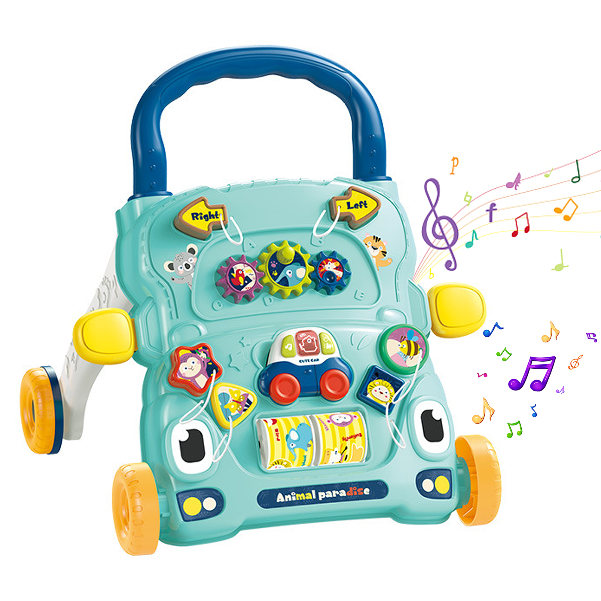 Richgv Baby Walker Toys for 1 Year Old Sit to Stand Learning Walker Activity Center Baby Push Walker