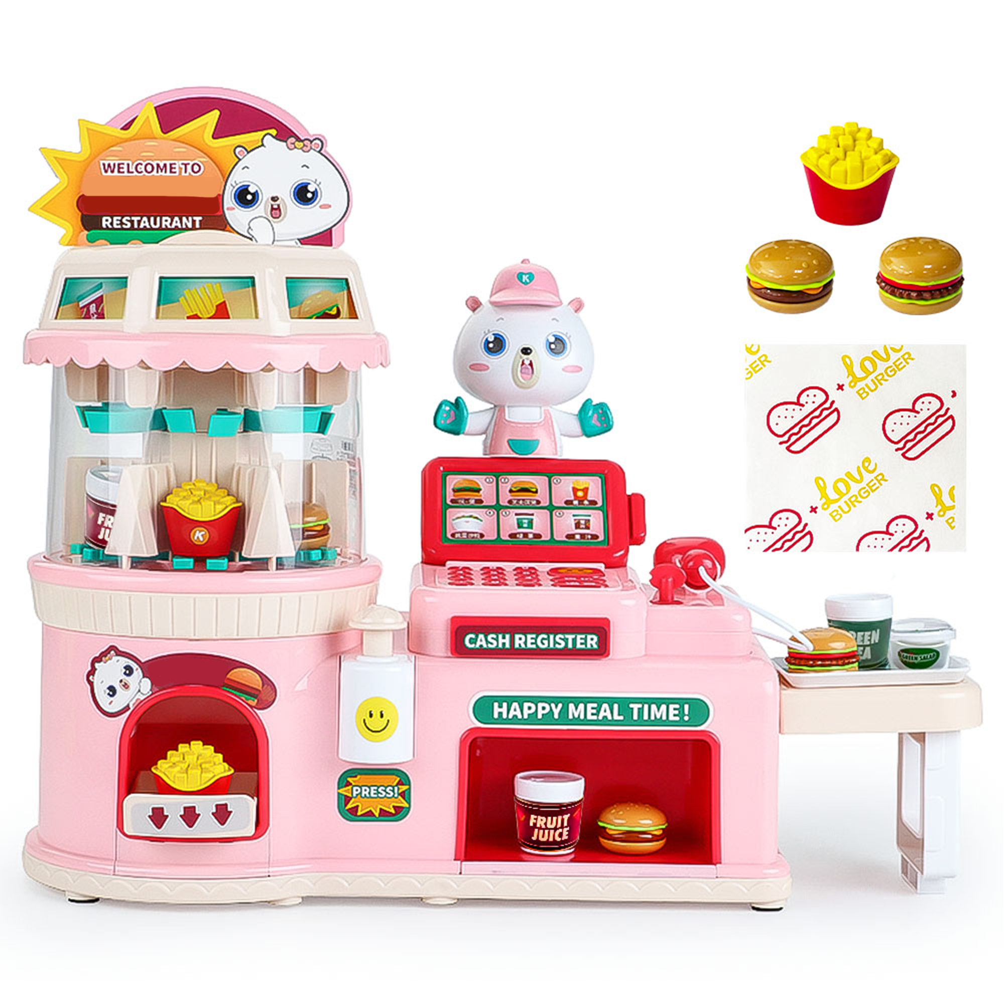 Toy Set Menu Little Tikes Creative Chef Kits Restaurant Server Play Set For Kids 3-8 ...