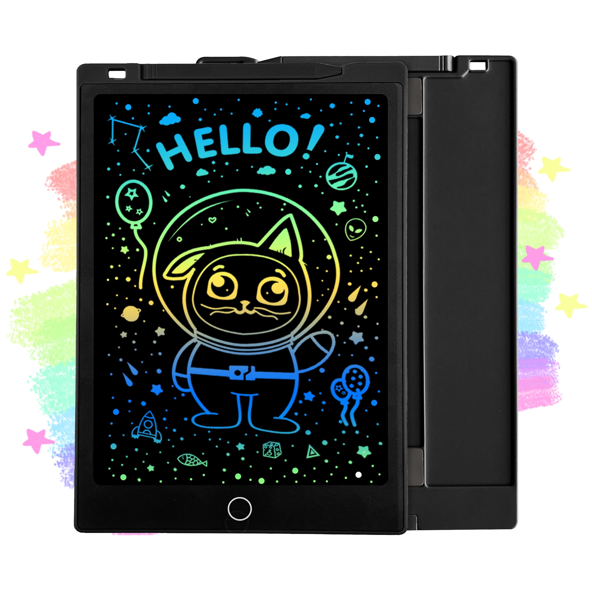 Richgv LCD Writing Tablet, 10 Inch Electronic Graphics Tablet Drawing Pad  Doodle Board Gifts for Kids and Adults 