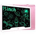 thumbnail image 1 of Richgv LCD Writing Tablet, 15 Inch Super Big Size Writing Doodle Board Electronic Digital Writing Pad for Kids and Adult, Notebook, Office, Business 15" Pink, 1 of 7