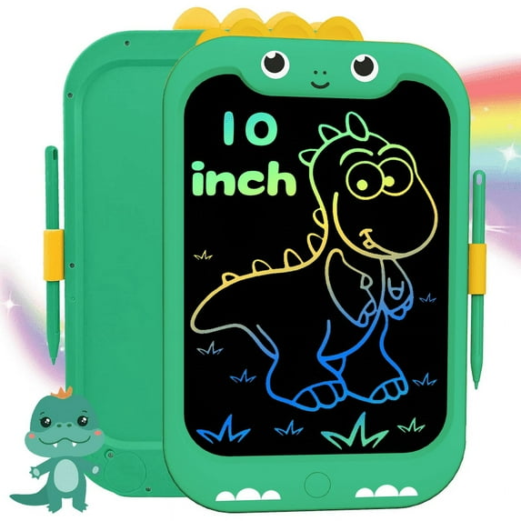 Richgv LCD Writing Tablet for Kids 10 inch Doodle Pad Dinosaur Toys, Electronic Graphics Tablet Drawing Pad LED Writing Tablet Toys for Toddlers Kids Gifts