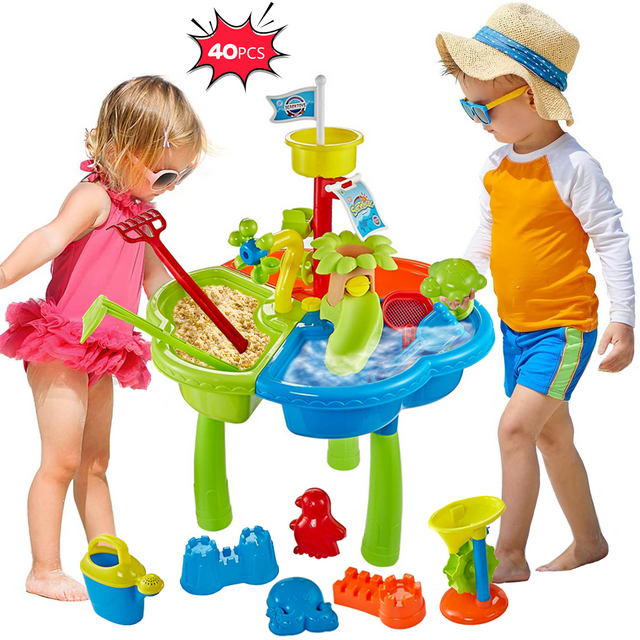 Water Play For Kids Water Table Pump For Step/2 Rain Showers