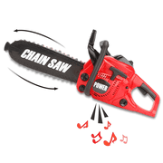 Richgv Toy Chainsaw for Kids, Pretend Play Tool Toy for Kids 3 4 5 6 Year, Home Tool Kit with Realistic Sound Outdoor Gardening Toys Chainsaw Toy for Boys Girls