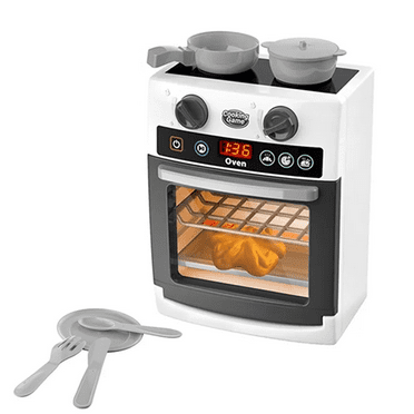 Richgv Toy Oven Pretend Play Kitchen Toy for Kids, Realistic Kids Pretend Play Appliance Kitchen Playset with Sound, Oven Toy Play Food Toys for Girls Boys Gift