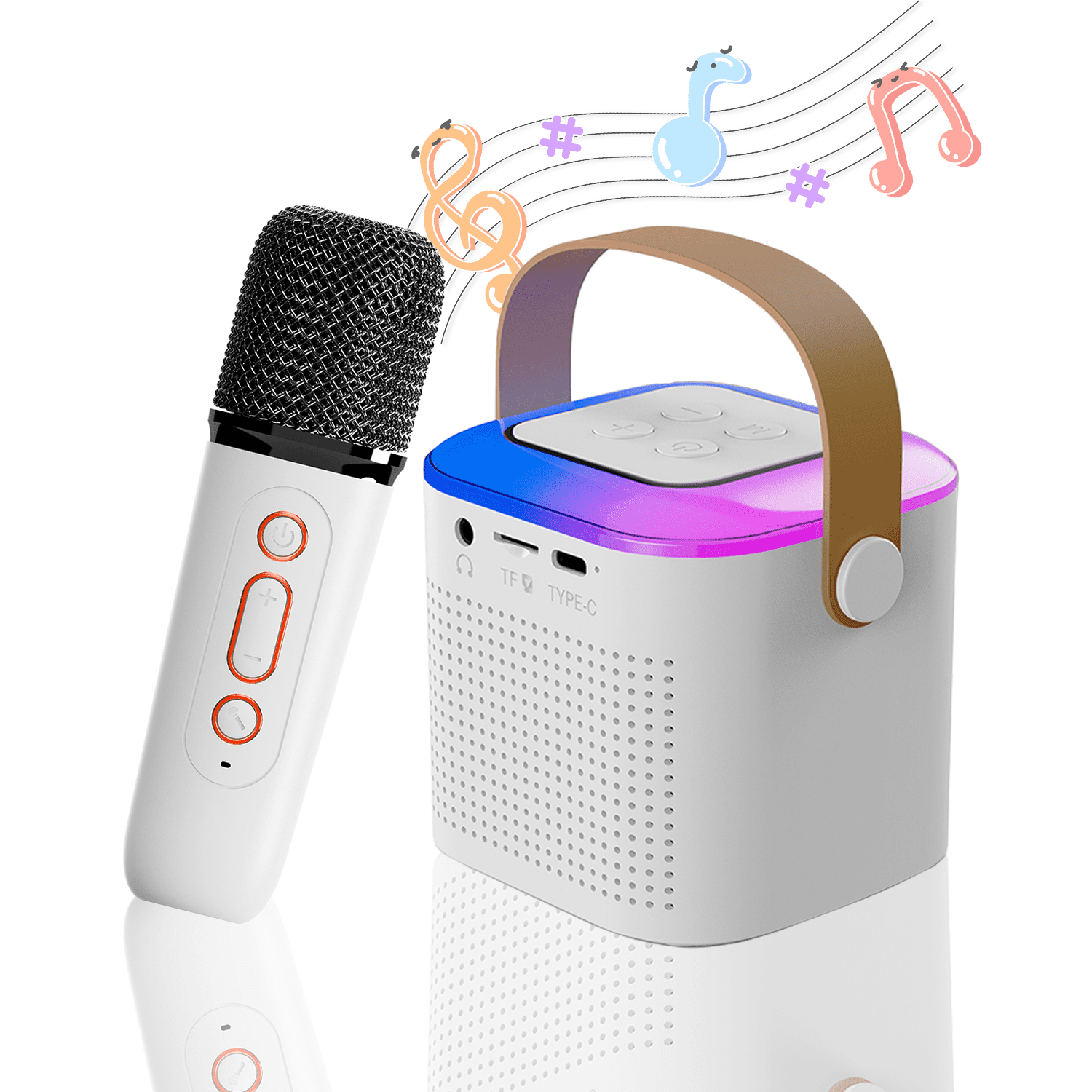 Richgv Upgraded Mini Karaoke Machine for Kids, Music Toys for Girls