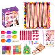 Richgv Weaving Loom Kit Kids Toys for Girls, Potholder Loom Kits DIY Arts and Crafts for Making Handbags, Knitting Activity Gifts for Girls 6-12