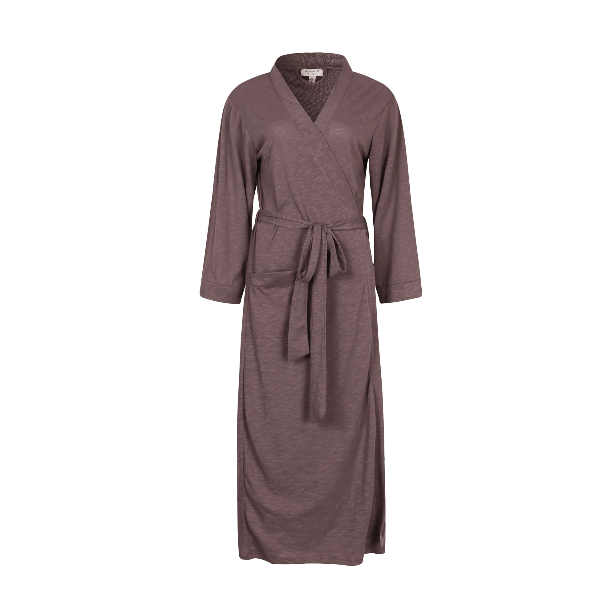 slim fit dress slacks Brushed Cotton Flannel Dressing Gown | Bonsoir of London main image 0