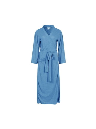 RH Robe Women's Short Sleeve Kimono Cotton Bathrobe Dressing Gown Slee –  Richie House USA