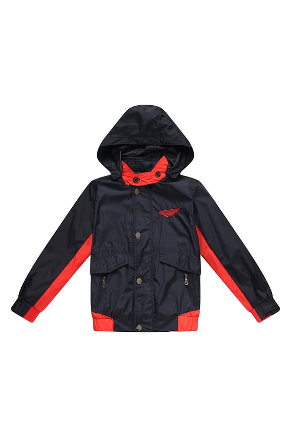 Boy's Contrasting Jacket with Hood RH1955