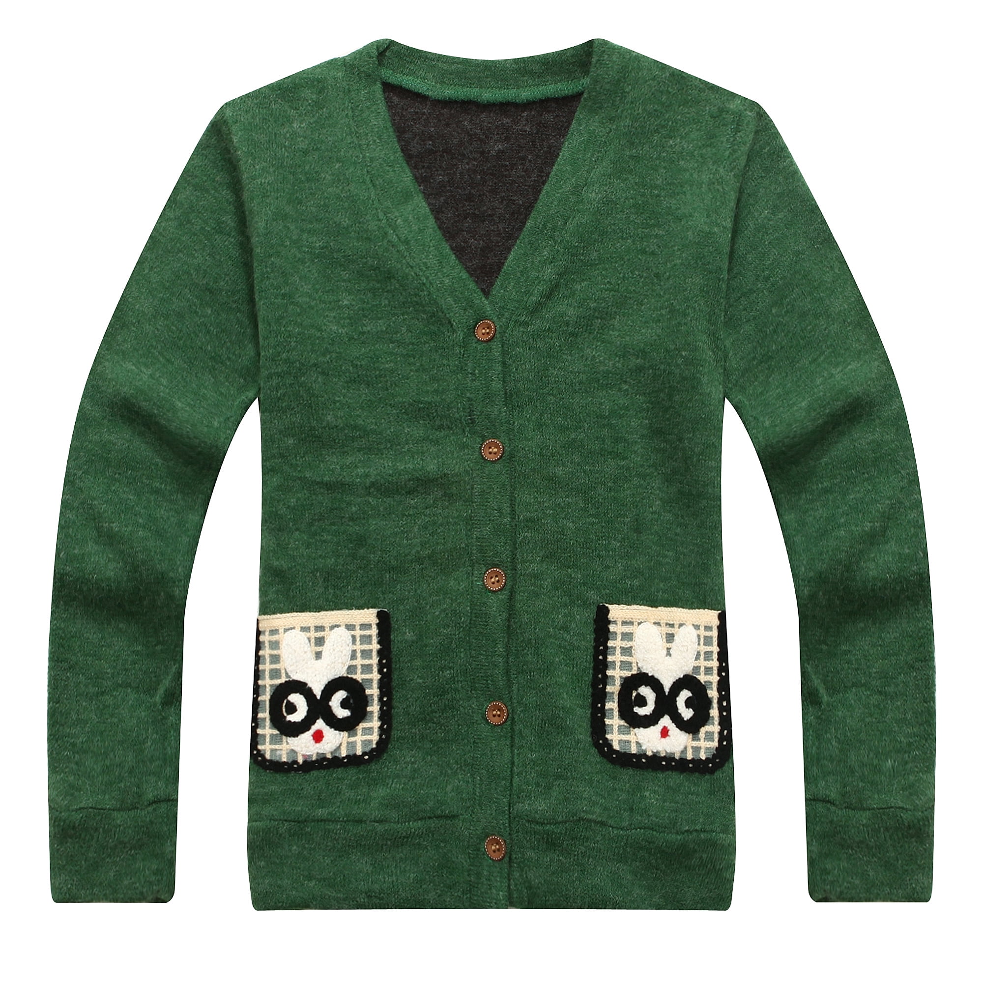 RICHIE HOUSE Boy's Handsome Cardigan with Rabbit Pockets RH1435