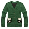 thumbnail image 1 of Richie House Boy's Handsome Cardigan with Rabbit Pockets RH1435, 1 of 2