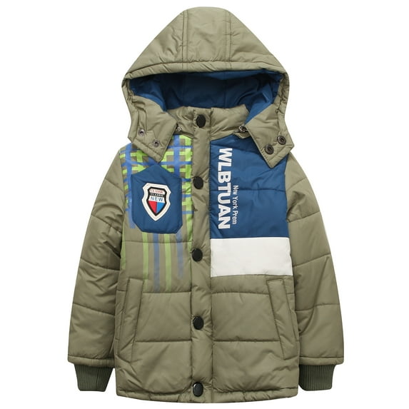 Richie House Boy's Padding Jacket with Hood RH1383