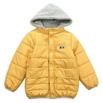 Richie House Boys' Green Padding Jacket with Attached Hood RH1328