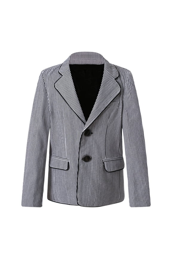 Boys' Leisure Striped Blazer RH2121-B-3