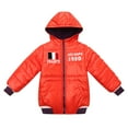 thumbnail image 1 of Richie House Boys Orange Patriotic Embroidered Padding Jacket 7/8, 1 of 2