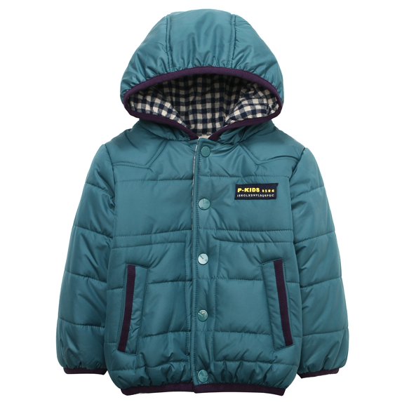 Richie House Boys' Padding Jacket with Attached Hood RH1333