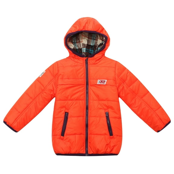 Richie House Boys' Padding Jacket with Towel Letter Embroidery and Woven Label RH1117