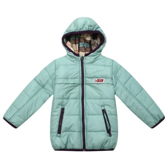 Richie House Boys' Padding Jacket with Towel Letter Embroidery and Woven Label RH1117