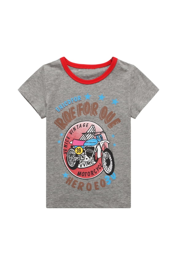 Boys' Venice Vintage Motorcycle Tee RH0657-B-5/6