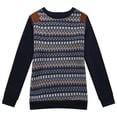 thumbnail image 1 of Richie House Boys's Sweater with Knit Sleeve RH1427, 1 of 3