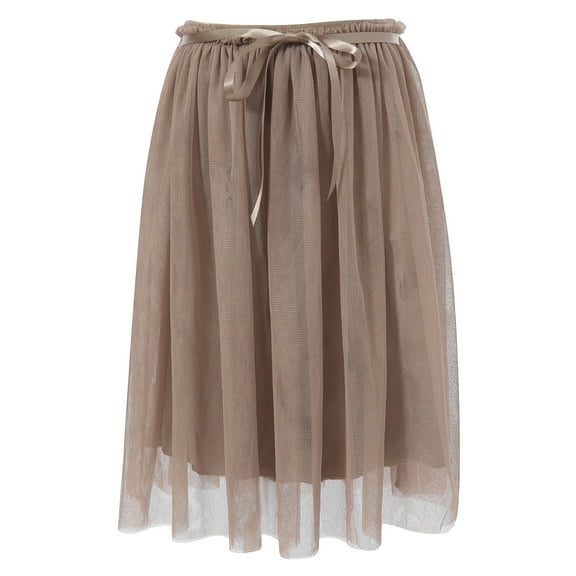 Richie House Girls' Charming Skirt with 2 Layers of Mesh Fabric RH1223