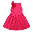 thumbnail image 1 of Richie House Girls' Dark Dress with Shoulder Ruffles RH0712, 1 of 2