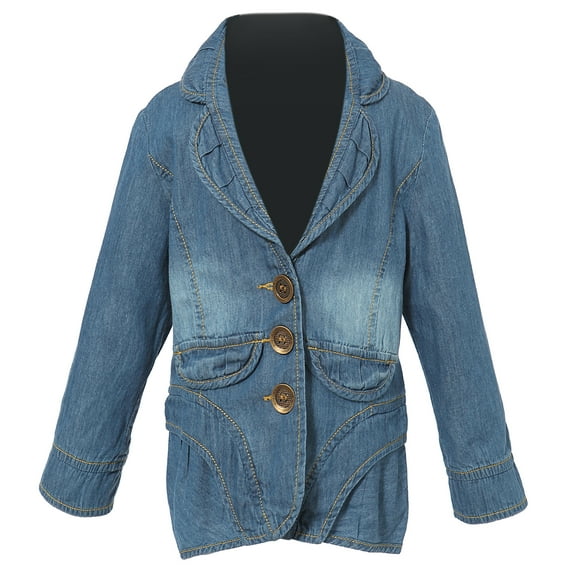 Richie House Girls' Denim Leisure Suit RH1918