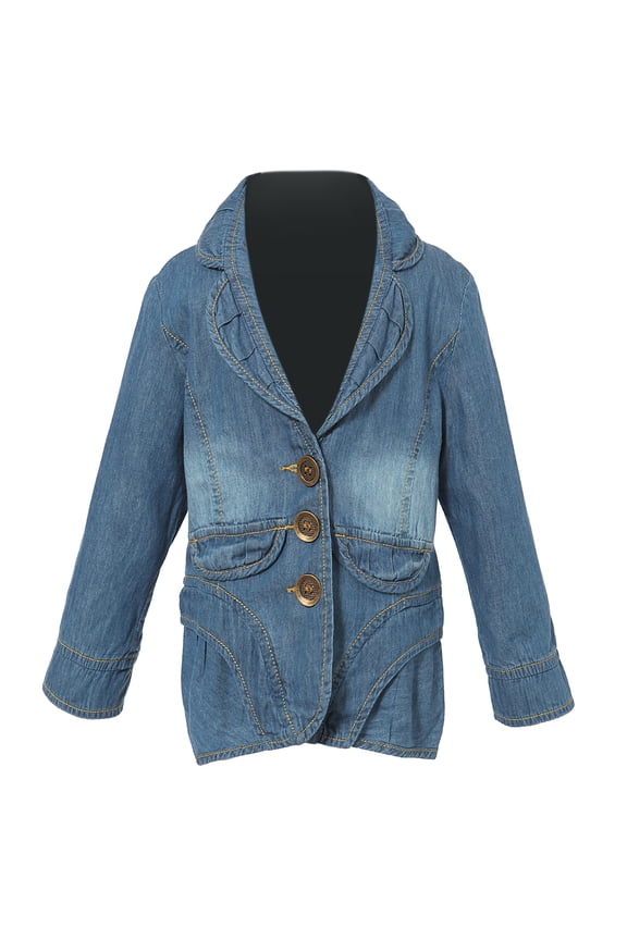 Girls' Denim Leisure Suit RH1918