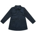 thumbnail image 1 of Richie House Girls' Double-breasted Coat with Lapel Collar RH1668, 1 of 2
