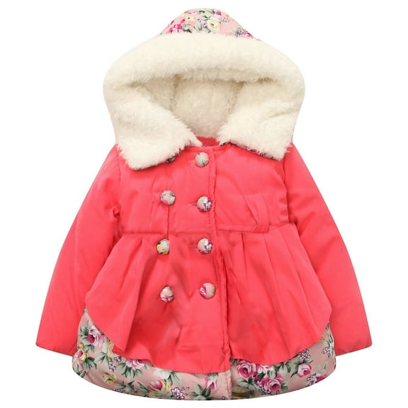 Richie House Girls' Double-breasted Padding Jacket RH1330-A-1/2