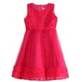 thumbnail image 1 of Richie House Girls' Dress with Tulle and Florets RH0708, 1 of 1