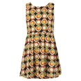 thumbnail image 1 of Richie House Girls' Dress with all over circle pattern prints RH0968, 1 of 2