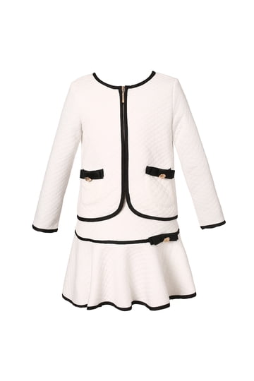 Robe élégante Fille Richie House Velours Rouge Avec Noeuds Taille 7-8 Ans