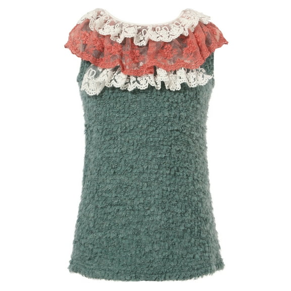 Richie House Girls' Fancy Dress with Lace Details RH1000