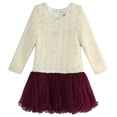 thumbnail image 1 of Richie House Girls' Fashion Dress With Mesh Flared Bottom RH1283, 1 of 2