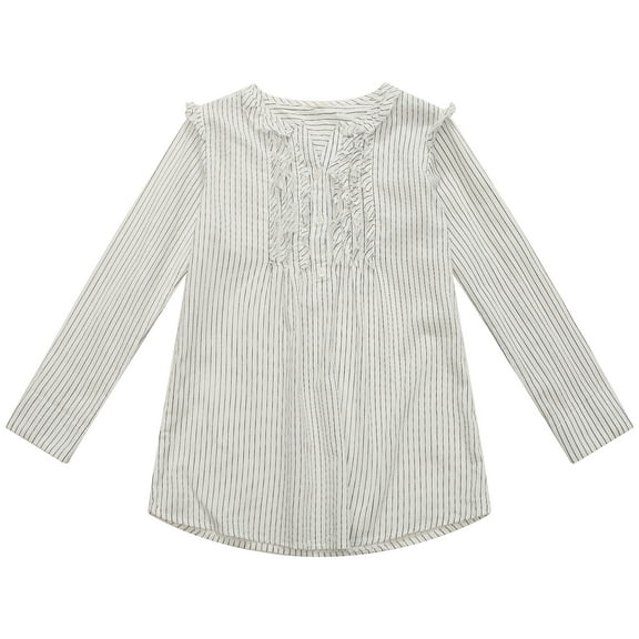 Richie House Girls' Fashion Striped Shirt RH1574
