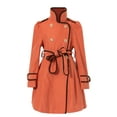 thumbnail image 1 of Richie House Girls' Flared Top Coat with Trim RH0936, 1 of 2