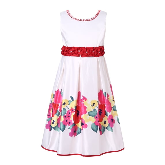Richie House Girls' Flower Party Dress RH2270