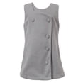 thumbnail image 1 of Richie House Girls' Girl Sleeveless Dress With Double Breasted Front Buttons RH1746, 1 of 2