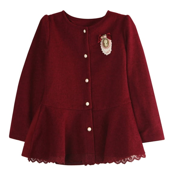 Richie House Girls' Honey Dress with Flare Bottom RH1253