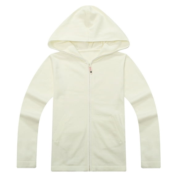 Richie House Girls' Hooded Cardigan with Insert Pockets RH1187