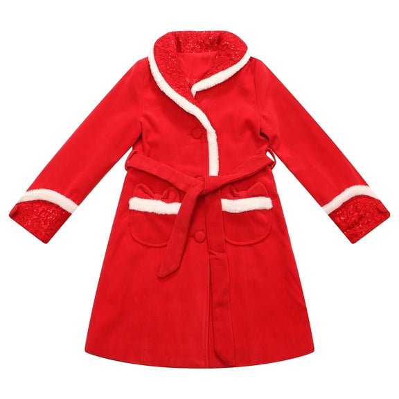 Richie House Girls' Jacket with Bead Embroidery Collar RH1465