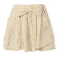 thumbnail image 1 of Richie House Girls' Lace Skort with Bow Accent RH0893, 1 of 2